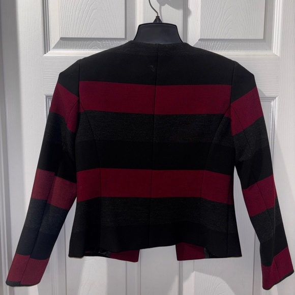 TAHARI Color Block Stripe Blazer SZ 0P​​ - Picture 9 of 9